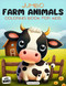 Jumbo Farm Animals Coloring Book For Kids