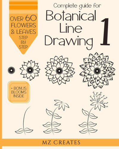 Complete Guide for Botanical Line Drawing 1