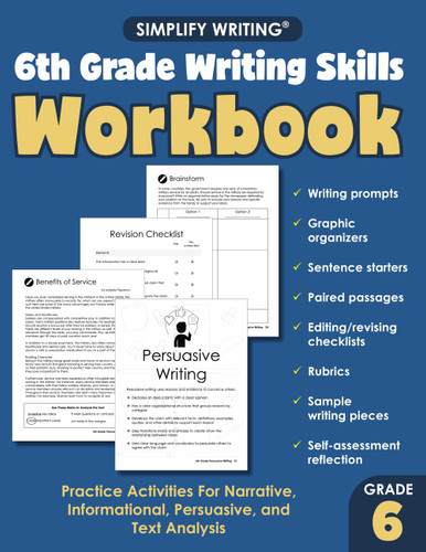 6th Grade Writing Skills Workbook