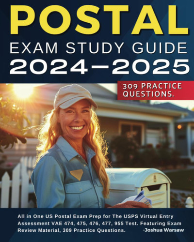 POSTAL Exam Study Guide 2024-2025 All in One US Postal Exam Prep for