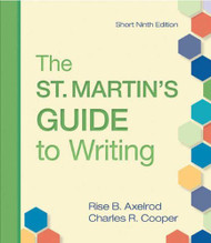 St Martin's Guide To Writing Short Edition