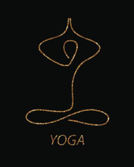 yoga: Yoga Lined Notebook Journal Daily Planner Diary 8"x 10"