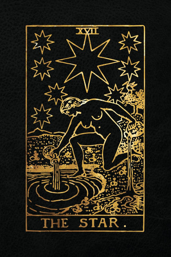 The Star: 120 College Ruled Lined Pages The Star Tarot Card Notebook