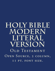 Holy Bible Modern Literal Version: Old Testament