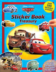 Disney Cars (w/On the Road) Sticker Book Treasury