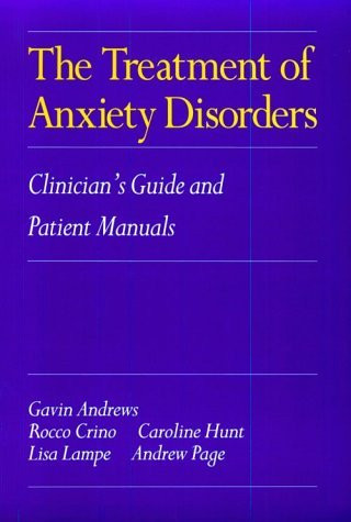 Treatment Of Anxiety Disorders