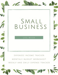 Small Business Logbook Expenses Income Tracker Monthly Budget