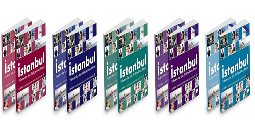 Istanbul Complete Set Turkish Language Course Books 5 Books for