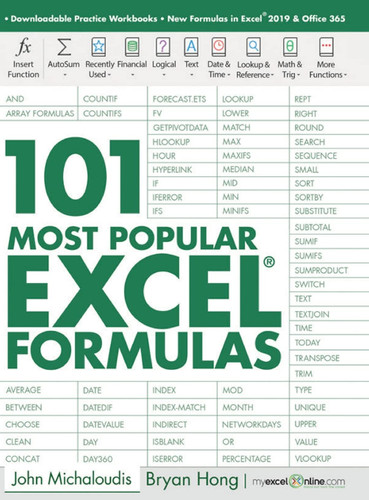 101 Most Popular Excel Formulas (101 Excel Series)