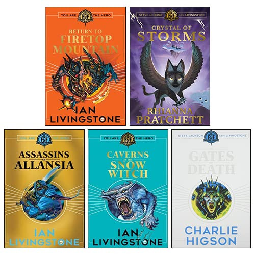 Fighting Fantasy 5 Books Collection Set By Charlie Higson