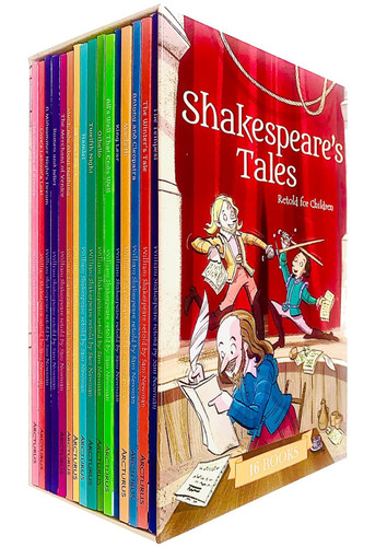 Shakespeare's Tales Retold for Children Collection 16 Books Box Set