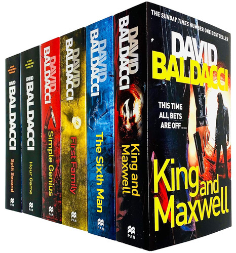 King and Maxwell Series Collection 6 Books Set By David Baldacci