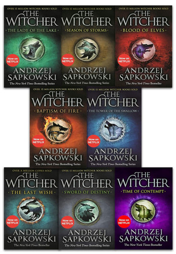 Witcher Series Andrzej Sapkowski 7 Books Collection Set Inc Sword Of