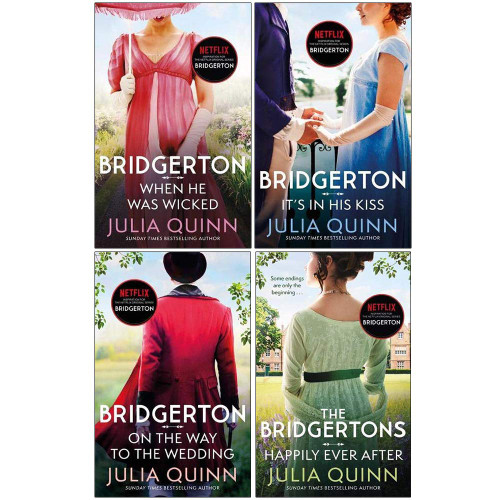 Julia Quinn Bridgerton Family Series 6-9: 4 Collection Books Set