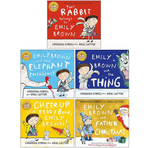 Emily Brown Series 5 Books Collection Set by Cressida Cowell