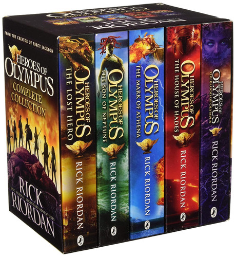 The Heroes of Olympus by Rick Riordan The Complete 5 Books Collection