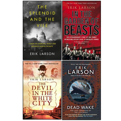Erik Larson 4 Books Collection Set