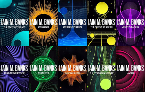 Iain M Banks Culture Series 10 Books Collection Set