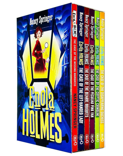 Enola Holmes Mystery Series 6 Books Collection Set Nancy Springer