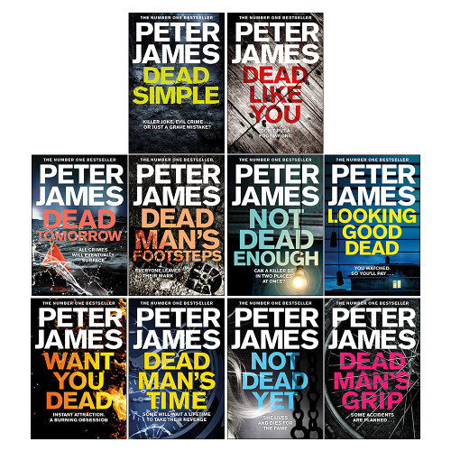 Roy Grace Series Books 1 - 10 Collection Set by Peter James