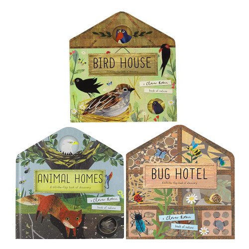 A Clover Robin Book of Nature Series 3 Books lift-the-flap Collection