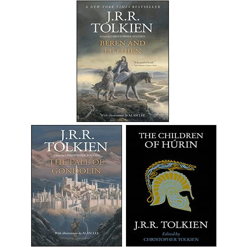 J.R.R. Tolkien 3 Books Collection Set