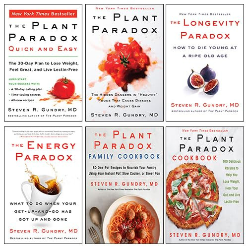 Paradox Collection 6 Books Set By Dr. Steven R Gundry MD