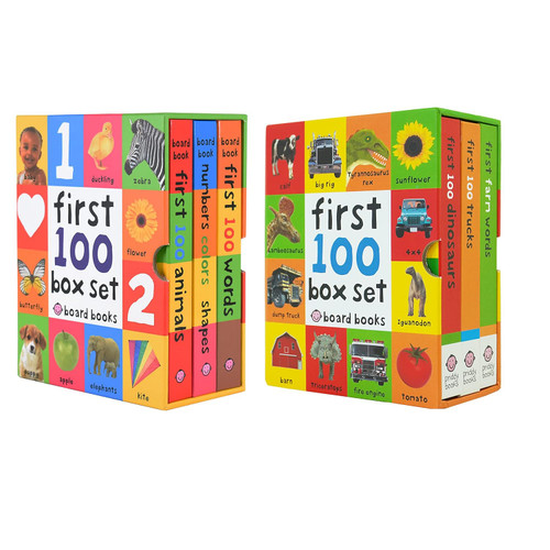 First 100 series 6 Books Children Collection Box Set