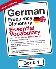 German Frequency Dictionary - Essential Vocabulary: 2500 Most Common