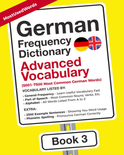 German Frequency Dictionary - Advanced Vocabulary: 5001-7500 Most