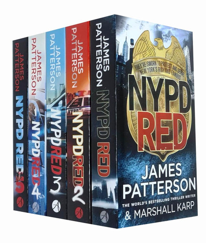 James Patterson NYPD Red Collection 5 Books Set Pack Marshall Karp