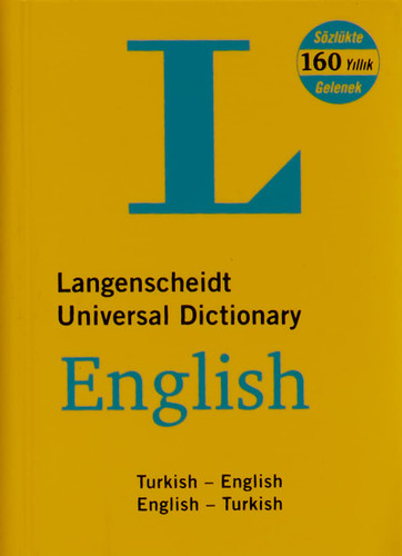 Langenscheidt English-Turkish Turkish-English Universal Dictionary