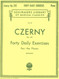 Czerny - 40 Daily Exercises Op. 337