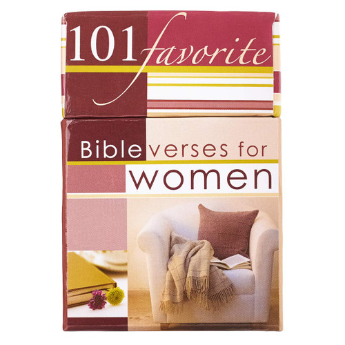 101 Favorite Bible Verses for Women Inspirational Cards to Keep or