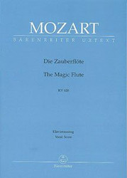 Mozart Magic Flute Vocal Score K620 Barenreiter Edition