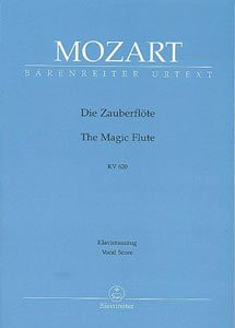 Mozart Magic Flute Vocal Score K620 Barenreiter Edition