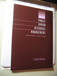 Cases in Public Human Resource Management 2nd (second) edition