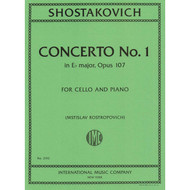 Concerto no.1 in E flat op. 107 cello; Dimitri Shostakovich