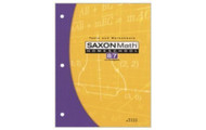 Saxon Math Homeschool 8/7 with Prealgebra: Tests and Worksheets