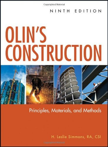 Olins Construction Principles Materials and Methods by Simmons H.