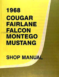 1968 Ford Factory Repair Shop & Service Manual Includes