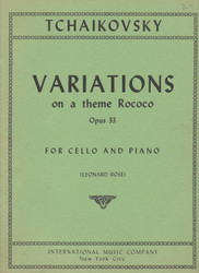 Variations on a Rococo Theme Op. 33 for Cello (IMC1263)