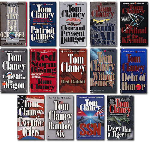 Jack Ryan Tom Clancy 12 Book Set