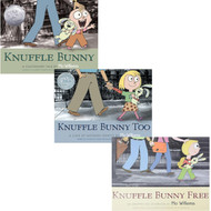 Mo Willems Knuffle Bunny Book Set of 3 - [Knuffle Bunny
