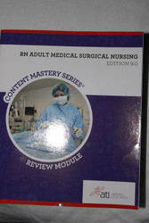 RN Adult Medical Surgical Nursing Edition 9. 0
