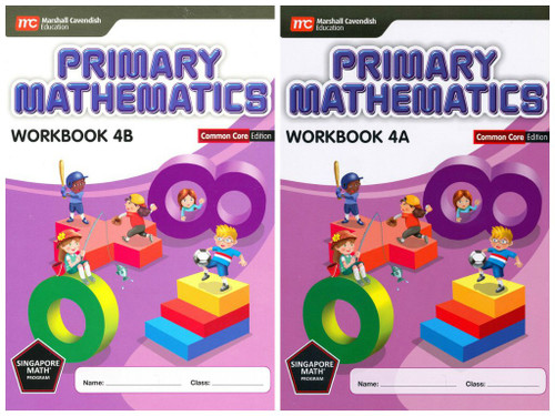 Primary Mathematics Workbook Bundle 4A+4B (Common Core Edition)