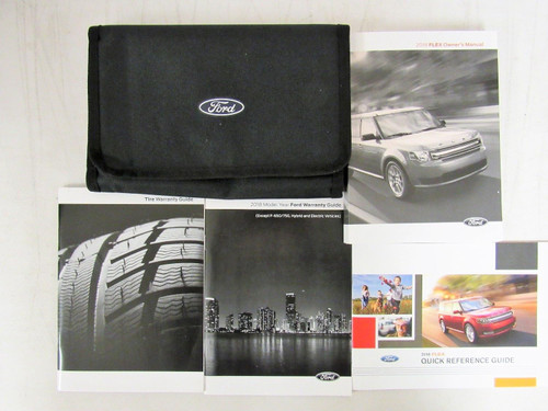 2018 Ford Escape Owners Manual Guide Book Set With Case