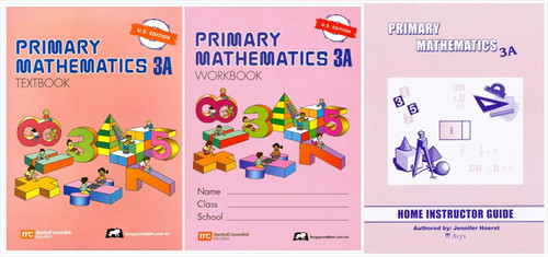 Singapore Primary Mathematics Level 3A Books Set