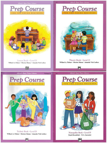 Alfred's Basic Piano Prep Course Level D Set