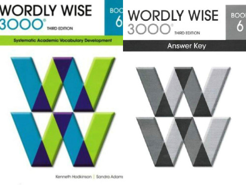 NEW Wordly Wise 3000 Grade 6 SET Student Book 6 and Answer Key 6